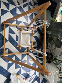 Altalena legno bimbi 6-36 mesi