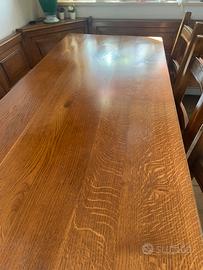 Tavolo in legno Rovere massello