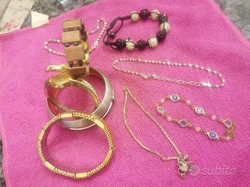 Orologio, cavigliere, bracciali. lotto 674/L