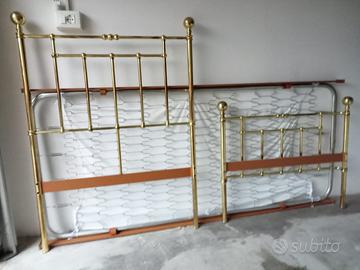 Letto in ottone