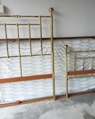 Letto in ottone