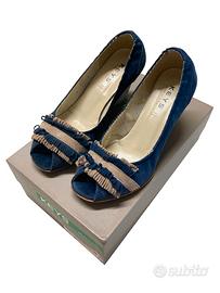 Scarpe donna blu Keys