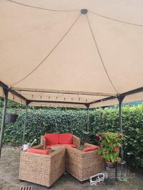 Doppio gazebo 