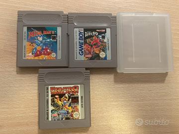 3 giochi nintendo game boy usati vintage