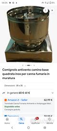 comignolo acciaio inox 