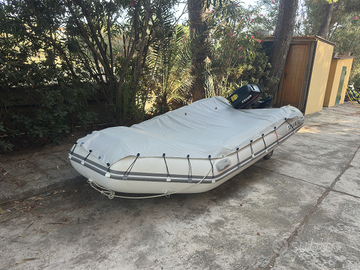 Gommone e motore selva VIB 350 e selva 15 cv