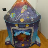Tenda razzo spaziale gioco per bambini