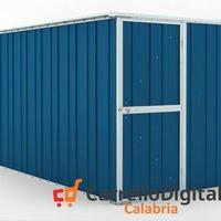 deposito attrezzi giardino 175x307cm 5,4mq blu