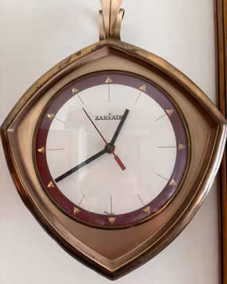 Orologio da parete vintage marca ZARVATH metà 900