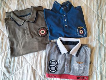 set tre polo uomo XL aeronautica militare 