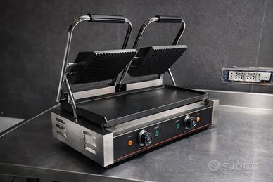 Piastra panini doppia professionale