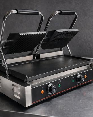 Piastra panini doppia professionale