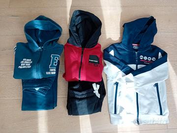 stock n°3 tute/felpe bimbo taglia 6 anni