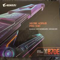 Scheda Madre Gigabyte AORUS Pro X3D X870E