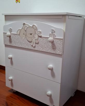 Lettino infanzia piu mobiletto ERBESI