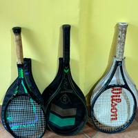 Racchette tennis vintage - Wilson, Dunlop