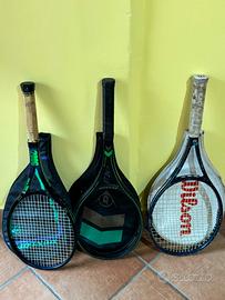 Racchette tennis vintage - Wilson, Dunlop