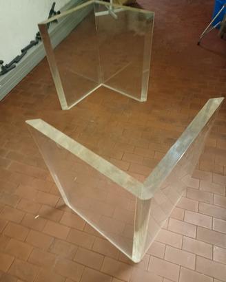 basi per tavolo in plexiglass
