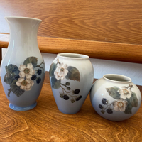 Tre vasi di porcellana Copenaghen