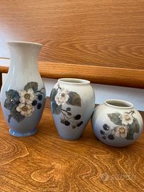 Tre vasi di porcellana Copenaghen