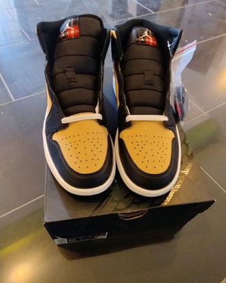 Nike Air Jordan 1 Mid SE Tartan Swoosh – NUOVE