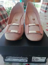 décolleté camoscio nude nr 38 BATA