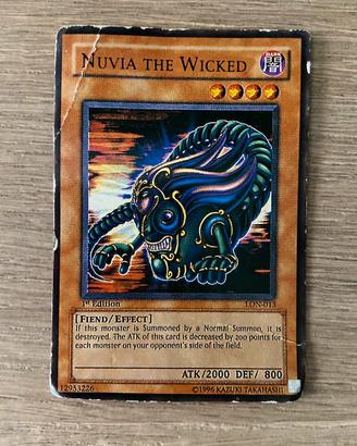 Carta Yu-Gi-Oh! Nuvia the Wicked