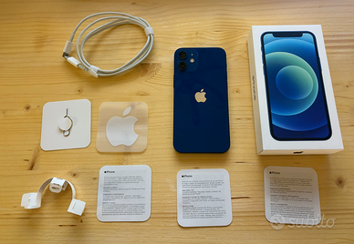 iPhone 12 mini 128 GB Blu con Scatola Originale