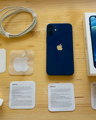 iPhone 12 mini 128 GB Blu con Scatola Originale