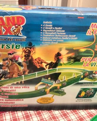 Gioco vintage Grand Prix cavalli 4 corsie