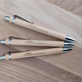 Penne personalizzabili in legno nome/scritta/logo