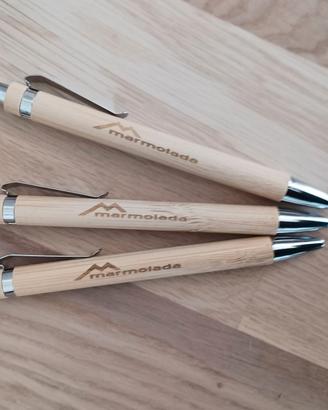 Penne personalizzabili in legno nome/scritta/logo