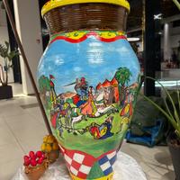 Giara antica Siciliana dipinta a mano