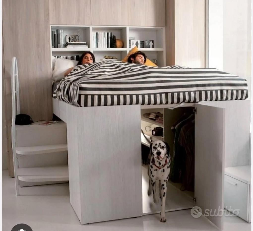Letto con armadio sotto Mobili usati