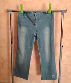 Jeans premaman pantalone elasticizzato invernale