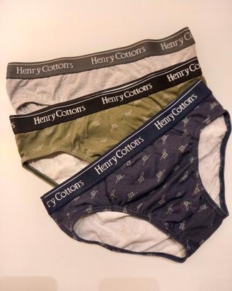 🔴 Henry Cotton's slip uomo 3Pz