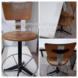 sgabello vintage 