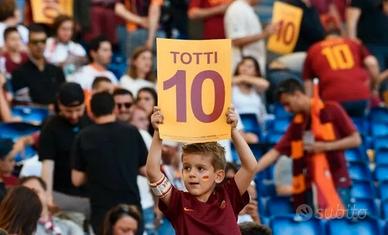 Cartellone commemorativo addio Totti 10 | Raro