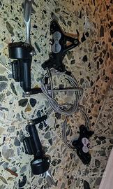 Comandi xt 3x10  freni Shimano xt telaio Lapierre 