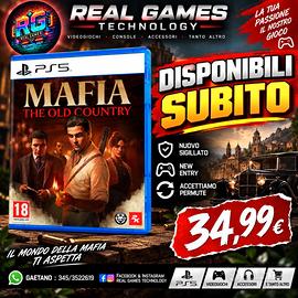 MAFIA THE OLD COUNTRY PS5 NUOVO SIGILLATO