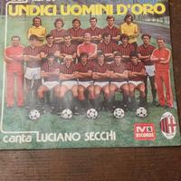 Disco 45 giri inno del Milan 