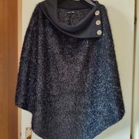 Poncho Mantella PDK Donna Nera