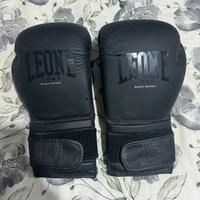 Kit Guantoni, fasce, paradenti nuovi  Marca Leone