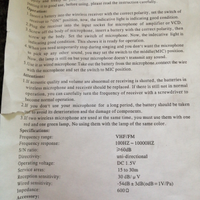 Microfono professionale wirelles