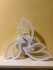 Lampadario bianco a led