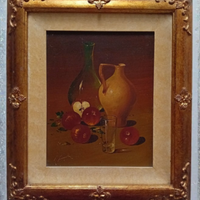 dipinto Salvatore Langella (XX) - natura morta