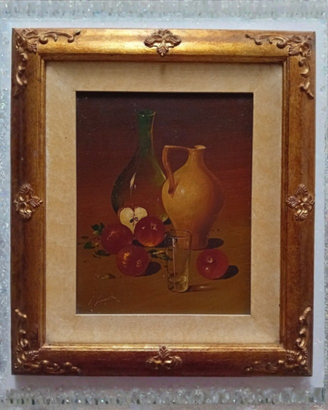 dipinto Salvatore Langella (XX) - natura morta