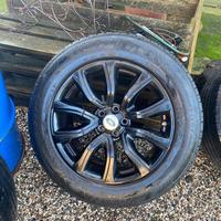 Cerchi in lega nero lucido landrover 18'