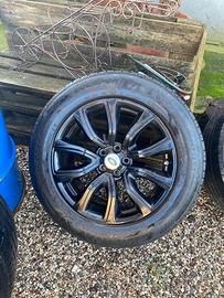 Cerchi in lega nero lucido landrover 18'