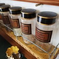 Vasi farmacia in vetro Impero